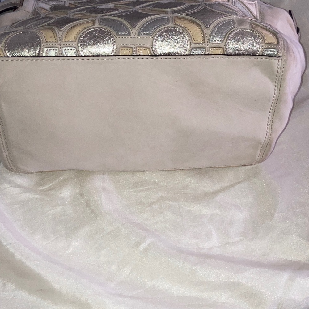 Coach Peyton Leather Mosiac Shoulder Bag - Picture 10 of 12